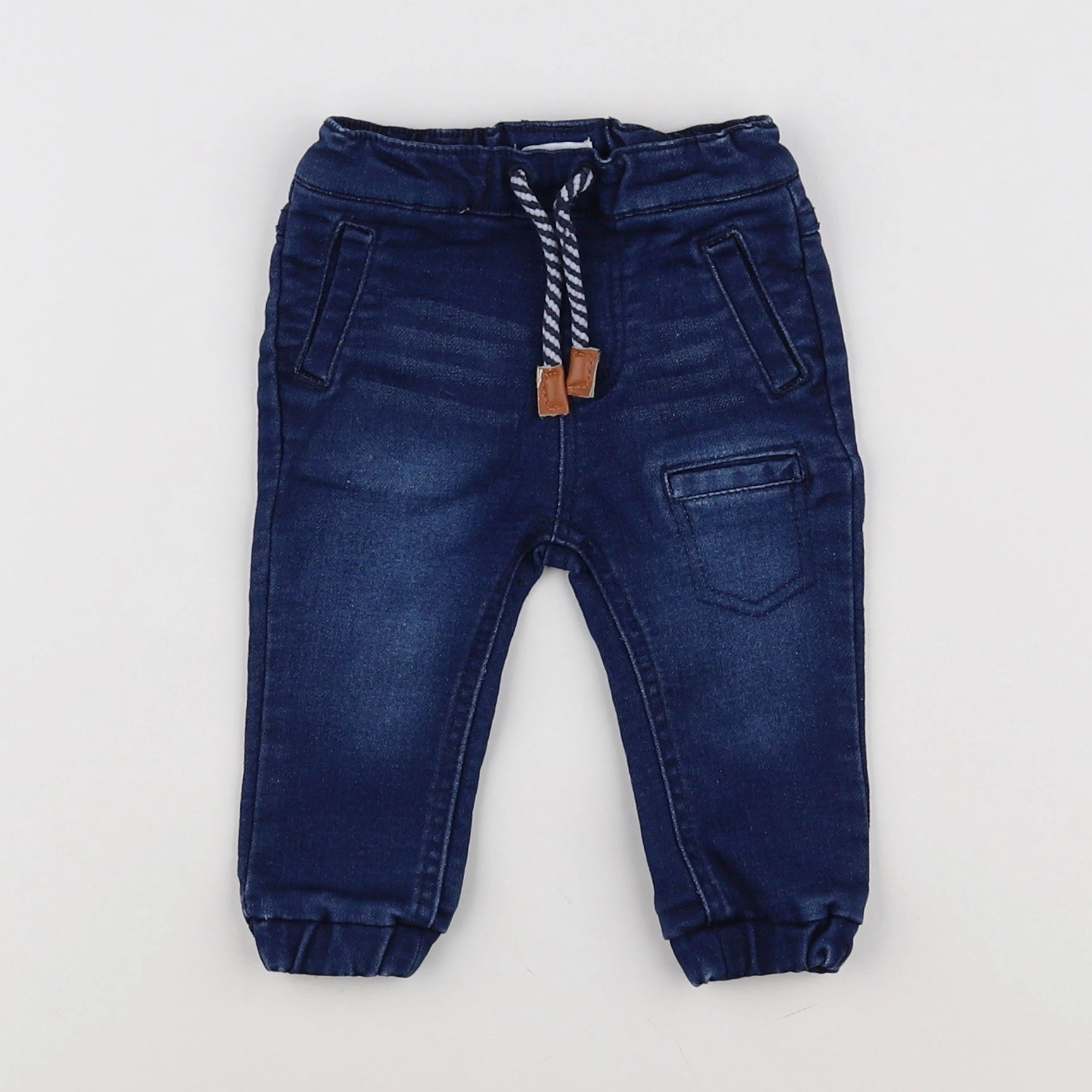 Vertbaudet - jean bleu - 6 mois